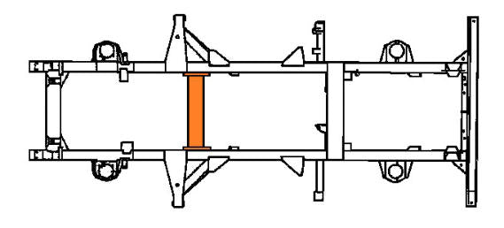 Land Rover Defender 90 110 Gear Box Cross Member 1983-94 Not 300TDi