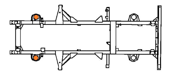 Defender, Discovery 1, Range Rover Classic, Front Shock Absorber Galvanised Turrets