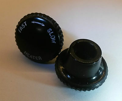 Land Rover Series 1 Dash Smiths Heater Control Quality Rheostat Knob Short Stem