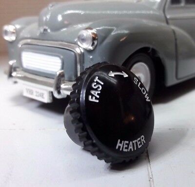 Morris Minor Triumph Dash Smiths Heater Control Quality Rheostat Knob Short Stem