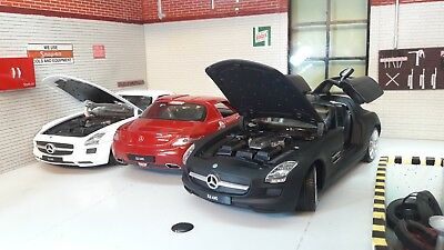 Mercedes Gull Wing V8 SLS AMG 24025 Welly 1:24