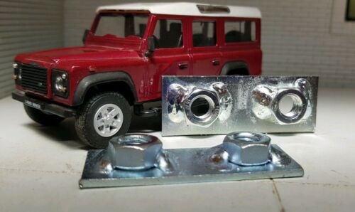 Land Rover Series 2 2a 3 Defender BZP Bulkhead Seatbelt Nut Plate AFP710440 x2