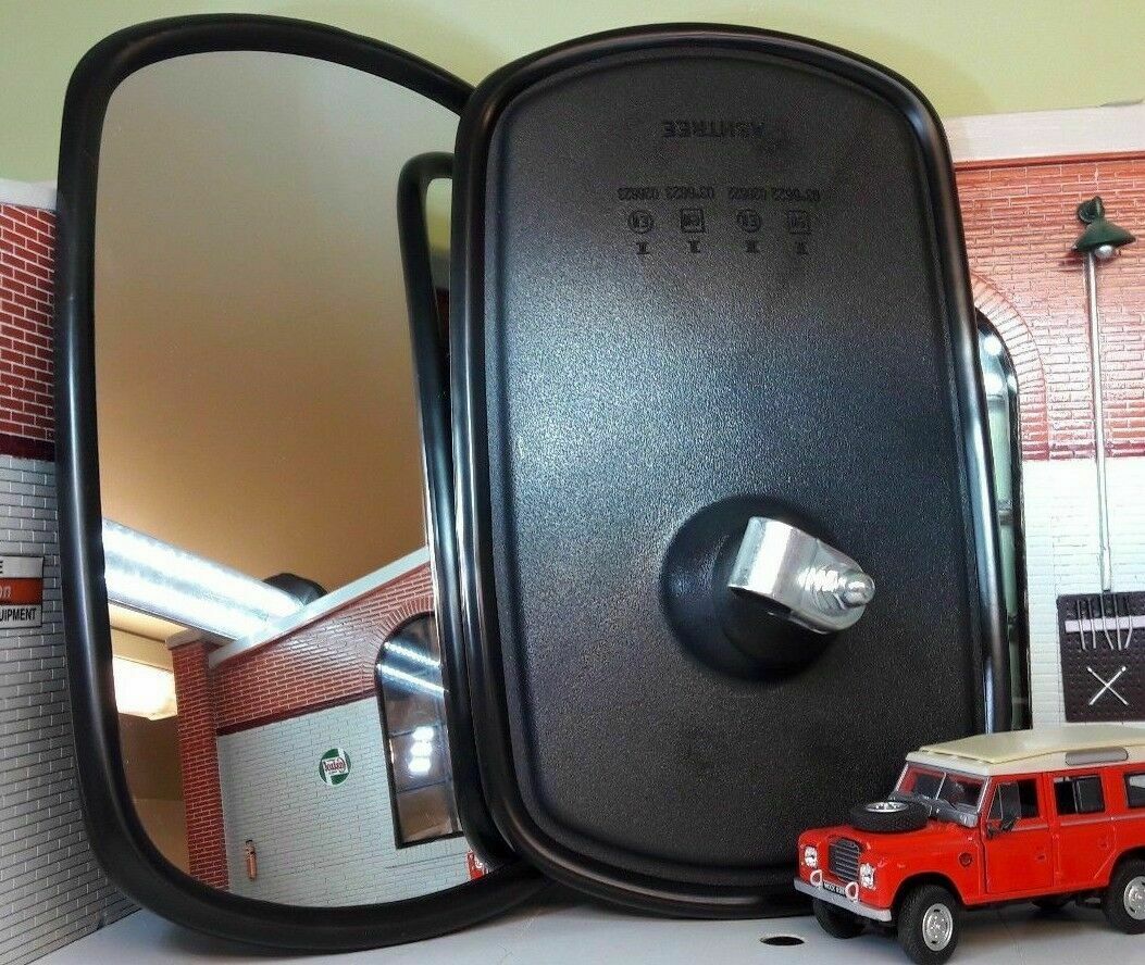 Verre de réparation uniquement Land Rover série 2 2a 3 10x6 grand rétroviseur de porte convexe