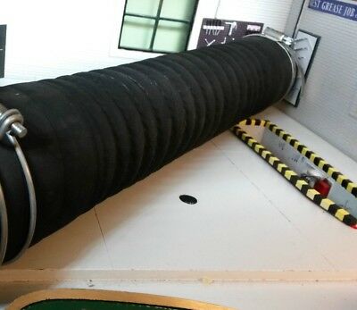 Land Rover Series 2a 3 Lightweight Air Intake Hose & Stainless Clips Clamps