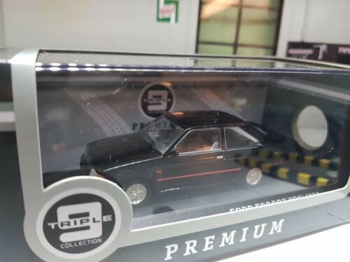 Ford Escort XR3i Mk4 IV 1990 Black Triple 9 1:43