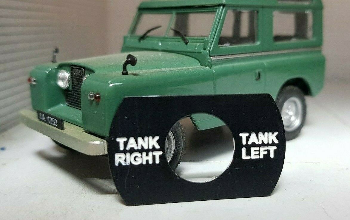 Land Rover Classic Rally Racing Car Twin Fuel Tank Gauge Switch-Over Lucas Tag