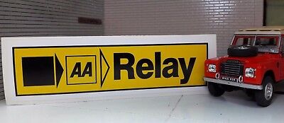 Land Rover Series 3 Defender AA Club Relay Recovery Logo Decal Window Sticker