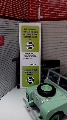 Land Rover Series 1 MG Jaguar Triumph Vintage Castrol Oil Service Sticker Decal