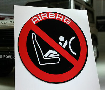 Land Rover Range Rover Classic Freelander Airbag Warning Label Decal BAC102900