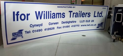 Ifor Williams Details Livestock Tipping Tiltbed Flatbed Trailer Decal Sticker