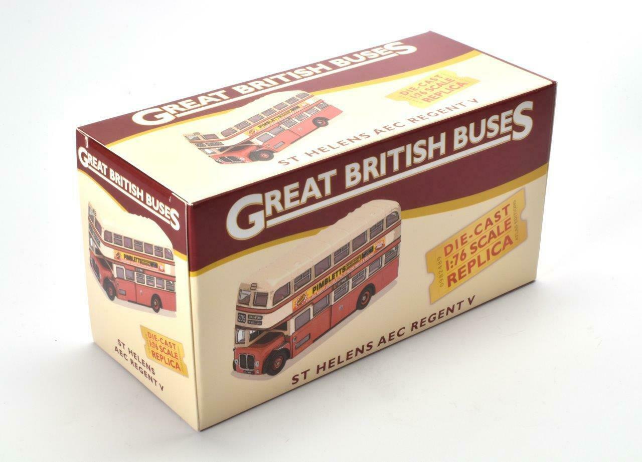 AEC Regent V 5 St Helens porte ouvrant 1959 Bus Atlas Corgi 1:76