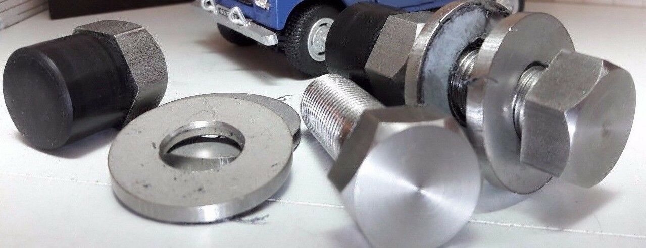 Land Rover Series 2 2a Windscreen Hinge Pivot Bolt Washer Nut Set Stainless x2