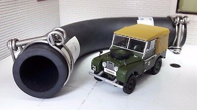 Tuyau supérieur de radiateur à essence 2 litres 268037 et colliers en acier inoxydable Land Rover série 1