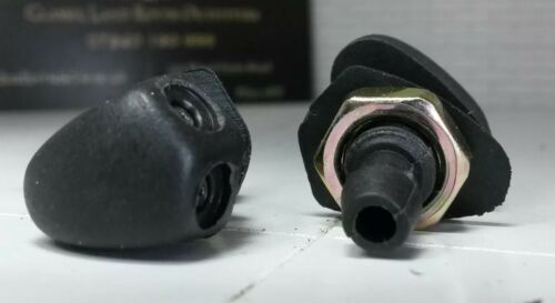 Twin Jet Windscreen Washers Straight Inlet Screw Fit 4mm Universal Kit Car