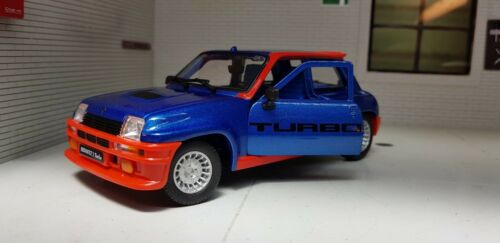 Renault 5 R5 Turbo 2 II Blue Bburago 21088 1:24