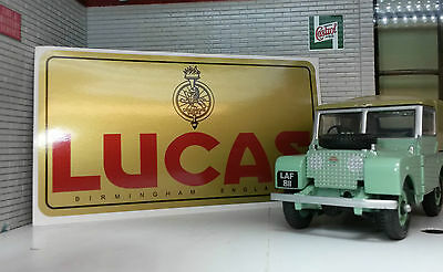 Land Rover Series 1 86 107 88 109 2 Lucas Gold Lion Torch Period Battery Decal