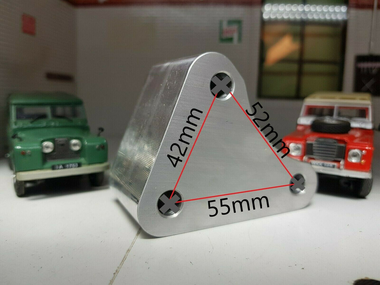 Land Rover Series 2 2a 3 200TDi TDi Conversion Alternator Alloy Spacer Bracket