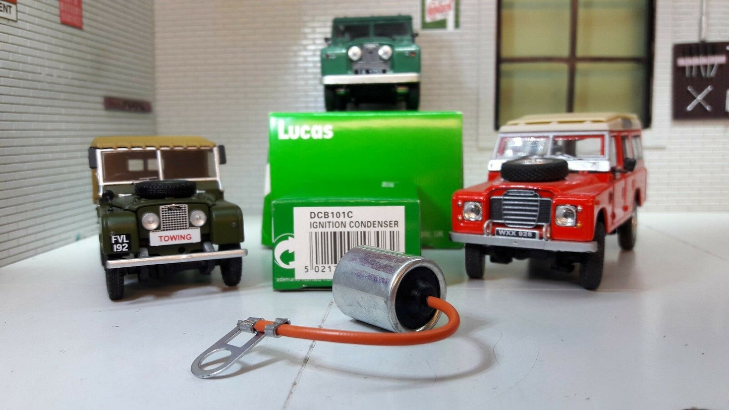 OEM Lucas Ignition Distributor Condenser Land Rover Series 1 2 2a 3 2.6 2.25