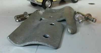 Land Rover Série 2 2a 3 Trois Quarts Toile Galvanisée Tub Corde Crochet D'attache x2