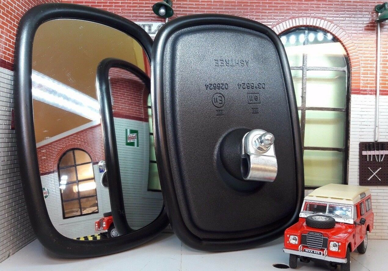 Land Rover Series 2 2a 3 Convex Door Wing Mirror Heads MRC8276 x2