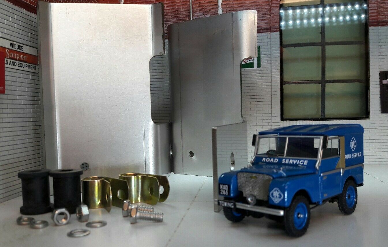 Rear Axle Stainless Brake Pipe Shield Mounts & Fittings Land Rover Series 1 80