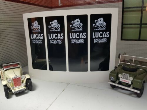 1940-60 Land Rover Series 1 Lucas Patented England Wiring Loom Wrap Labels
