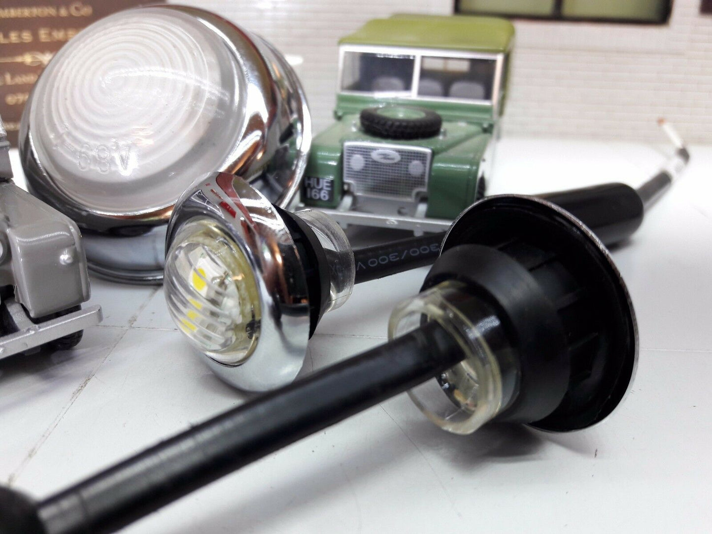 Toylander Land Rover Series 1 1/2 Scale LED indicators sidelights L489 Style x2