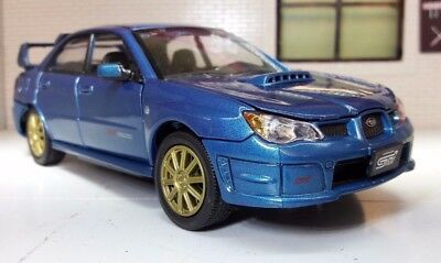 Hotsell RARE MotorMax Timeless Legends Die Cast Blue Subaru Impreza WRX STI 1:24 Series