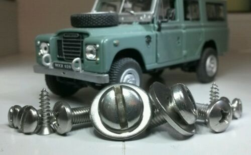 Land Rover Series 3 Dash Binnacle & Column Shroud Stainless Securing Screws Set