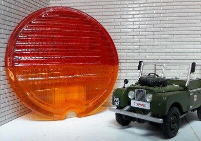 Land Rover Series 1 Lucas Type ST38 Rear Tail Light Indicator Amber/Red Lens x2