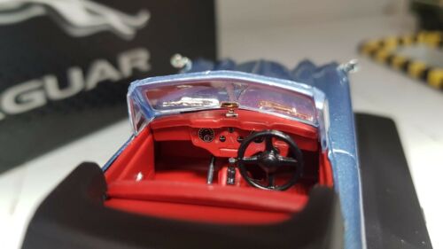 Jaguar XK140 Blue 1957 Convertible Open Top IXO 1:43