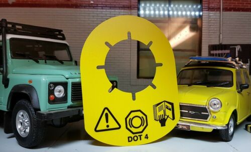 Range Rover Defender Discovery TDI Brake Reservoir Collar Tag Decal Sticker