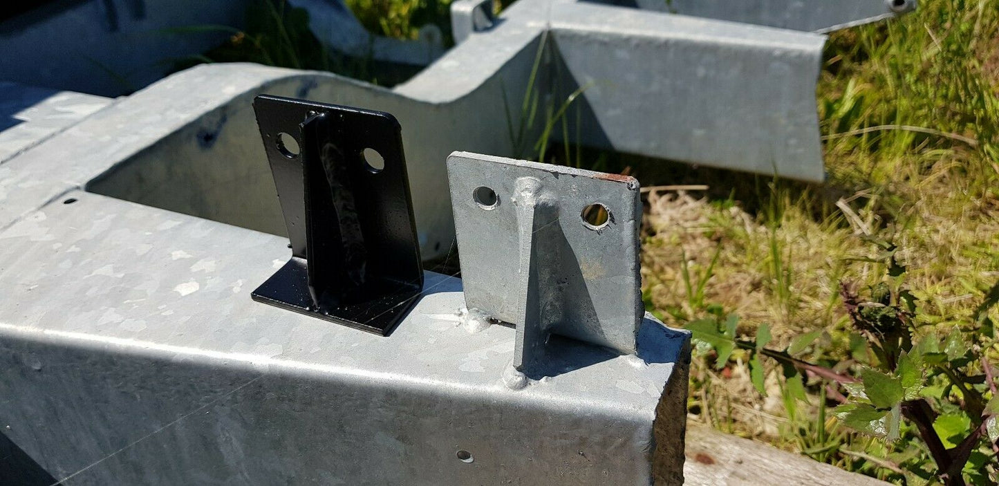 Land Rover Series 2 2a 3 88 109 LWB SWB Front Tub Chassis Mounting Brackets x2