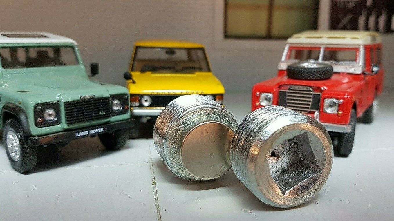 Land Rover Series 3 Defender Axle Differential Diff Pan Magnetic Drain Plugs x2