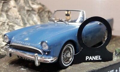 Sunbeam Alpine Tiger Daimler Dart Dash Panel Lights Switch Tab Label Modern Type