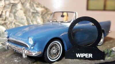 Sunbeam Alpine Tiger Daimler Dart Dash Panel Wiper Switch Tag Label Modern Type