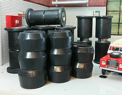 Land Rover Chassis Bush Kit Series 2 2a 3 Discrete Black Set Front Rear LWB 109