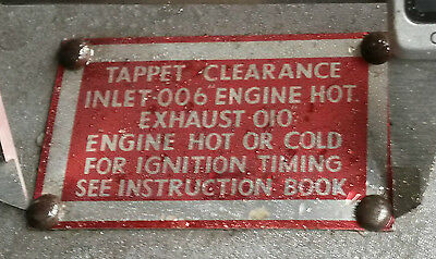 Land Rover Series 2a 3 P5 P6 2.6 6 Cylinder Petrol Engine Rocker Plate 274100