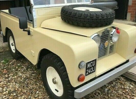 Toylander Land Rover Series 1 2 TL1 TL2 Phare Chrome Garnitures Entoure 95mm