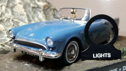 Sunbeam Alpine Tiger Daimler Dart Dash phares lumières interrupteur onglet type moderne