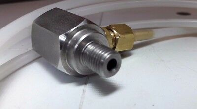 Land Rover Series Durite Oil Pressure Gauge Capillary Hose Block Adapter T Piece