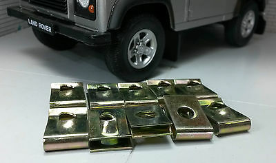 Land Rover Range Rover Classic Series 2 2a 3 Metal Spire Nut U Clip x10