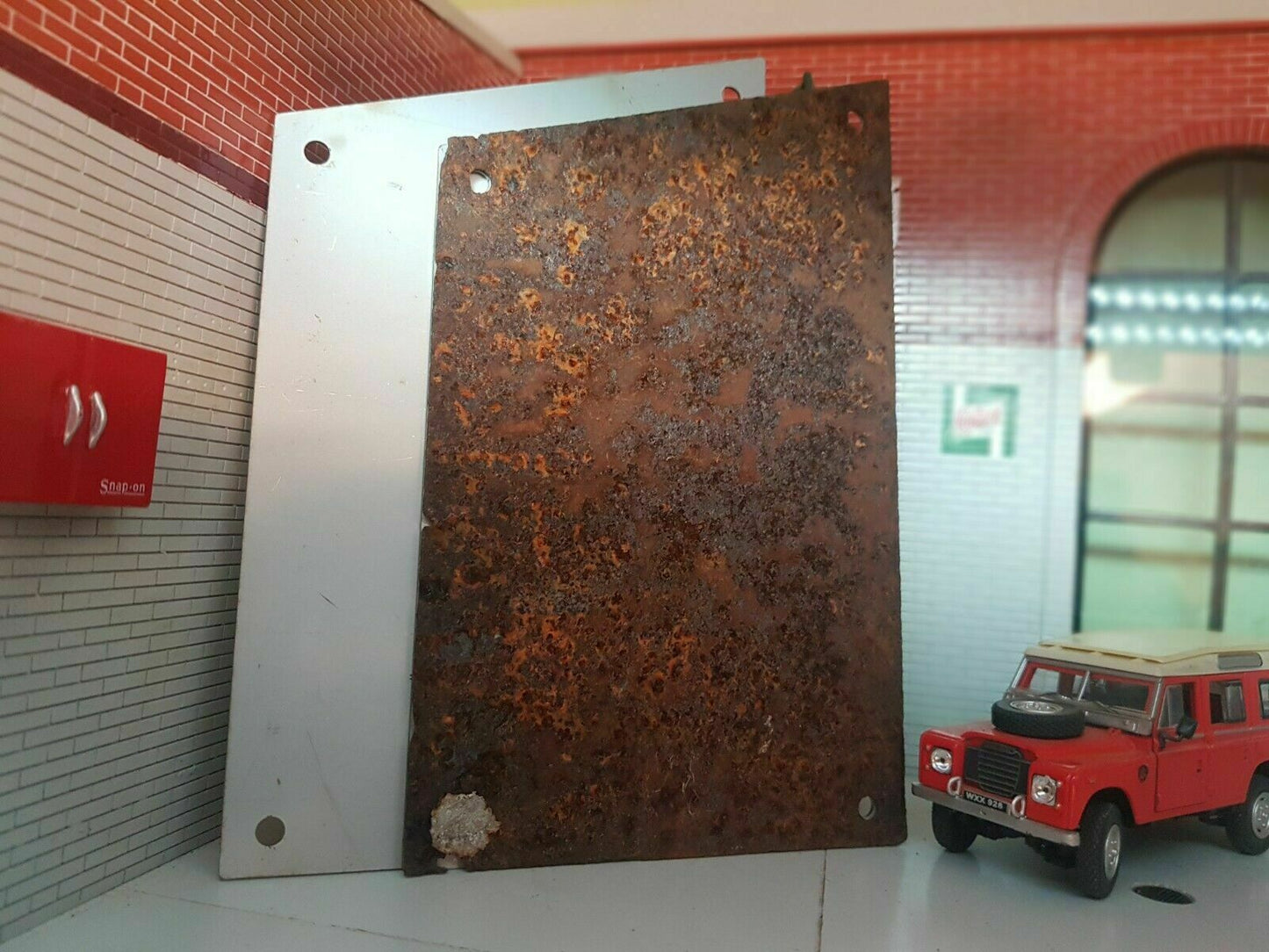 Land Rover Series 2 2a Bulkhead Footwell Brake Clutch Blanking Panels 330143 x2