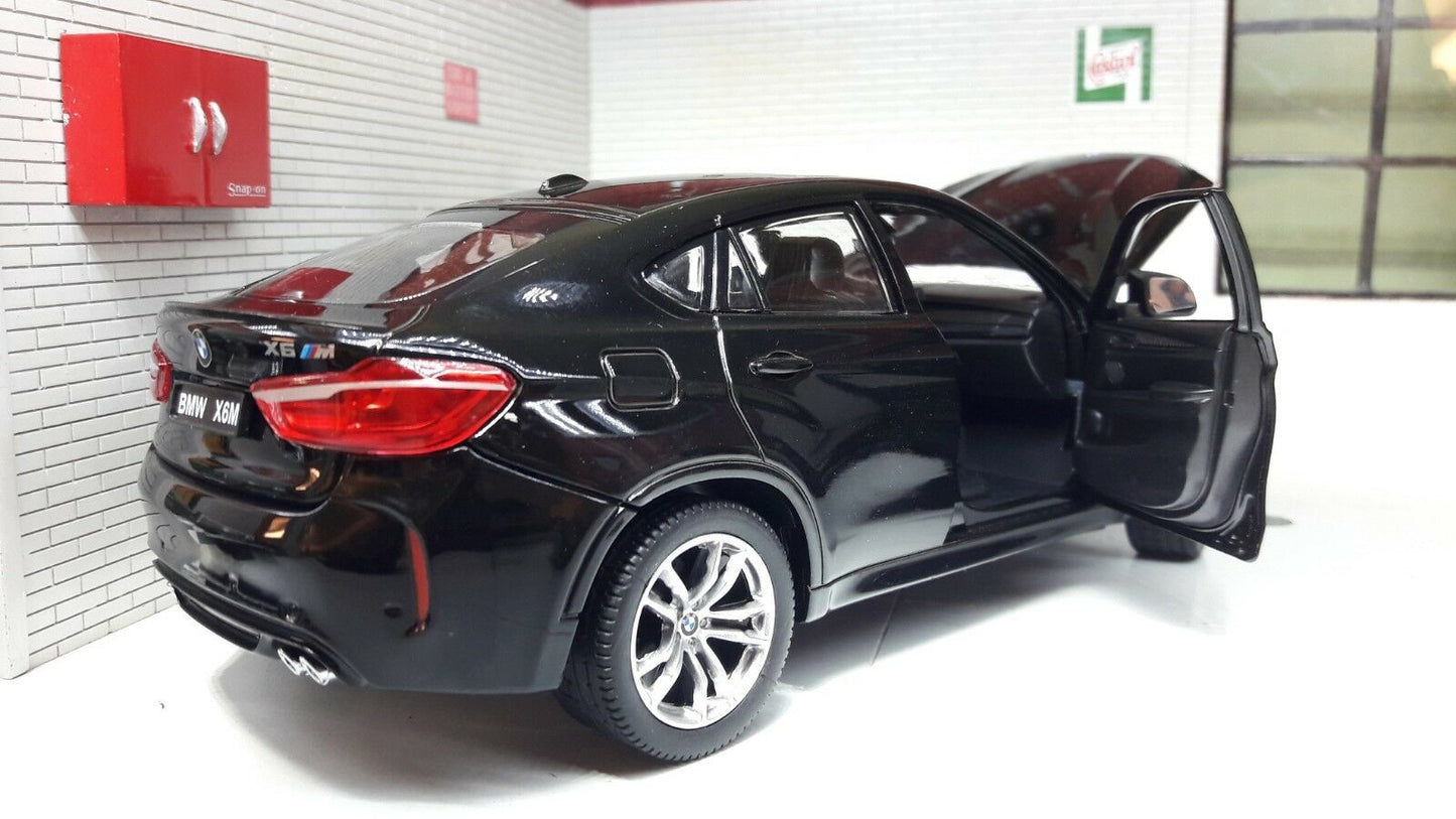 BMW X6 X6M Black 2018 4x4 4.4 V8 F16 Rastar 1:24