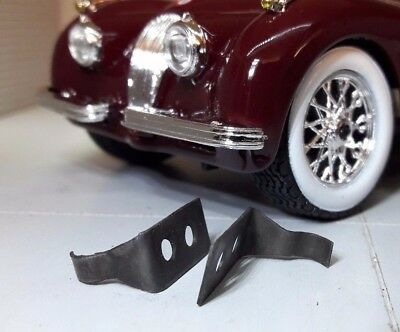 Jaguar XK120 XK140 XK150 XK Round Smiths Heizungstür-Halteklammern x2