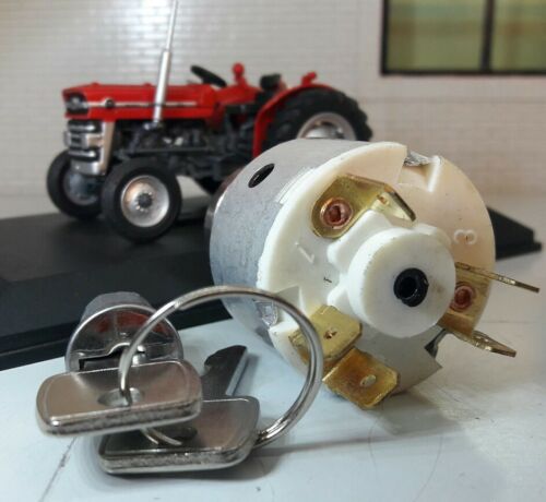 31973 81439 Tractor Petrol Ignition Switch & Keys Massey Ferguson MF 30 35 135
