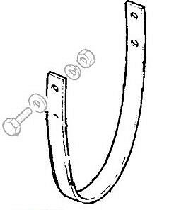 Land Rover Series 2a 3 LWB Salisbury Axle Check Straps & Stainless Bolts Set