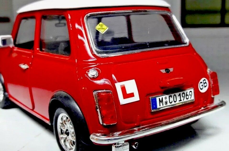 1:24 Model Toy Miniature Learner Driver Badge Stickers L Plates Baby On Board