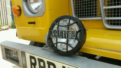 Land Rover Series 5" Stainless Steel Spotlamps Driving Spotlights MAXTEL Pair