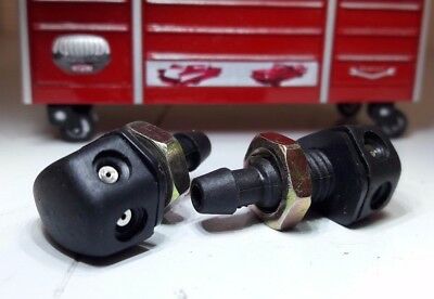 Universal Tapered Dual Jets Windscreen Washers Straight Inlet Screw Fitting 4MM